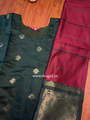 T498 Ezhiloviya (Green ) - Kurta Set