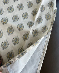 T135 Light grey Silk Kurta