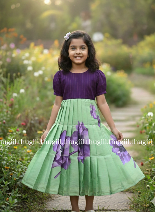 Mini01 Royal Vines Frock