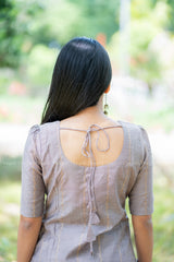 T529 Jivika (Hazelnut) Kurta Set (Top-Dupatta)