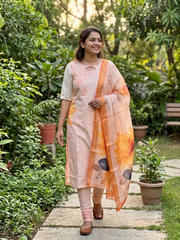 T426 Harshi- Kurta Set (Top-Dupatta)