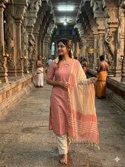 T315 Blush Pink Kurta Set
