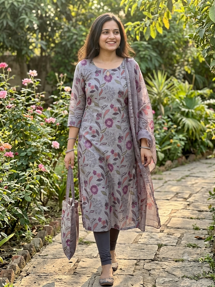 T399 Kanika - Kurta Set (Top-Dupatta)
