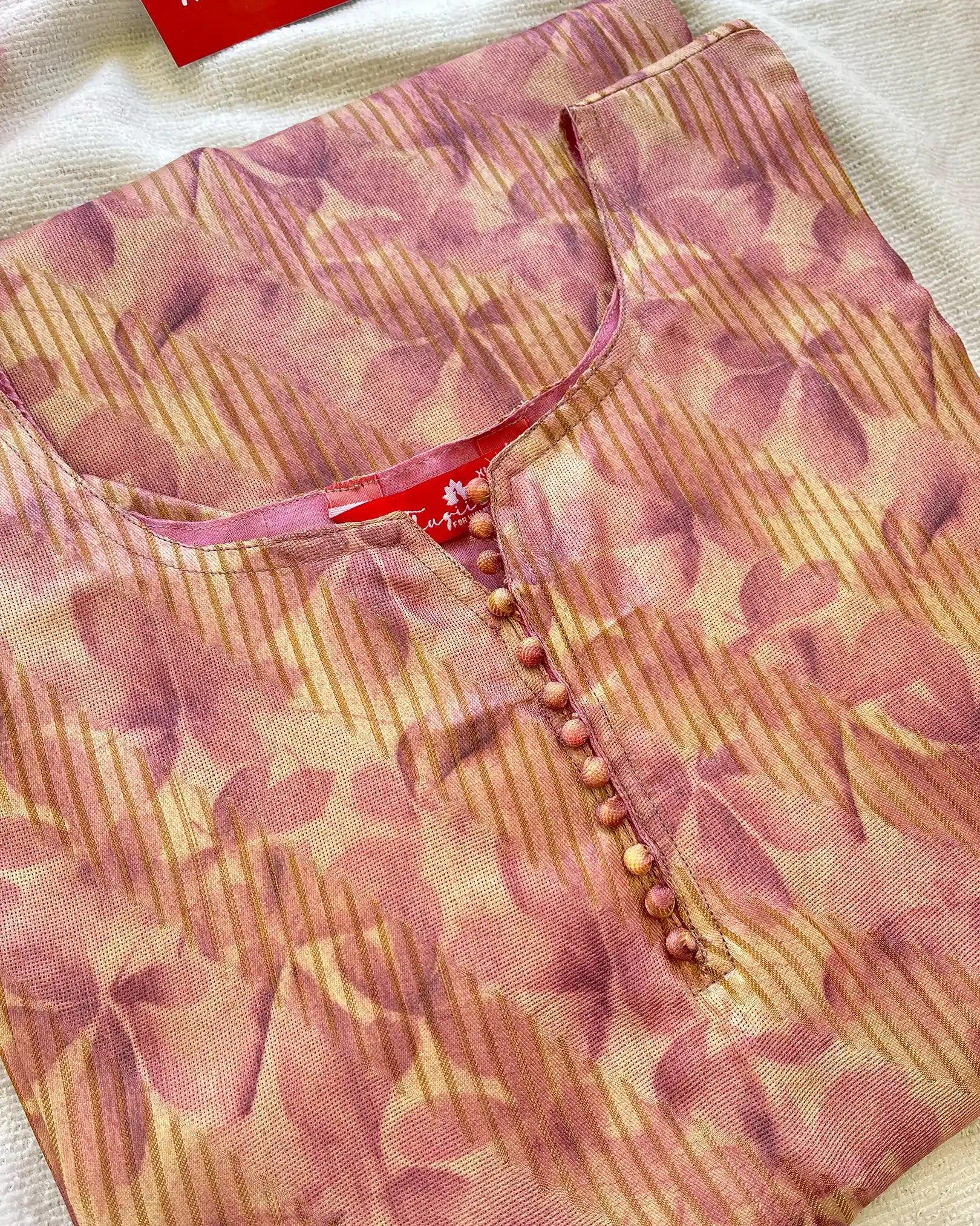 T054 Light Purple Cotton Kurta