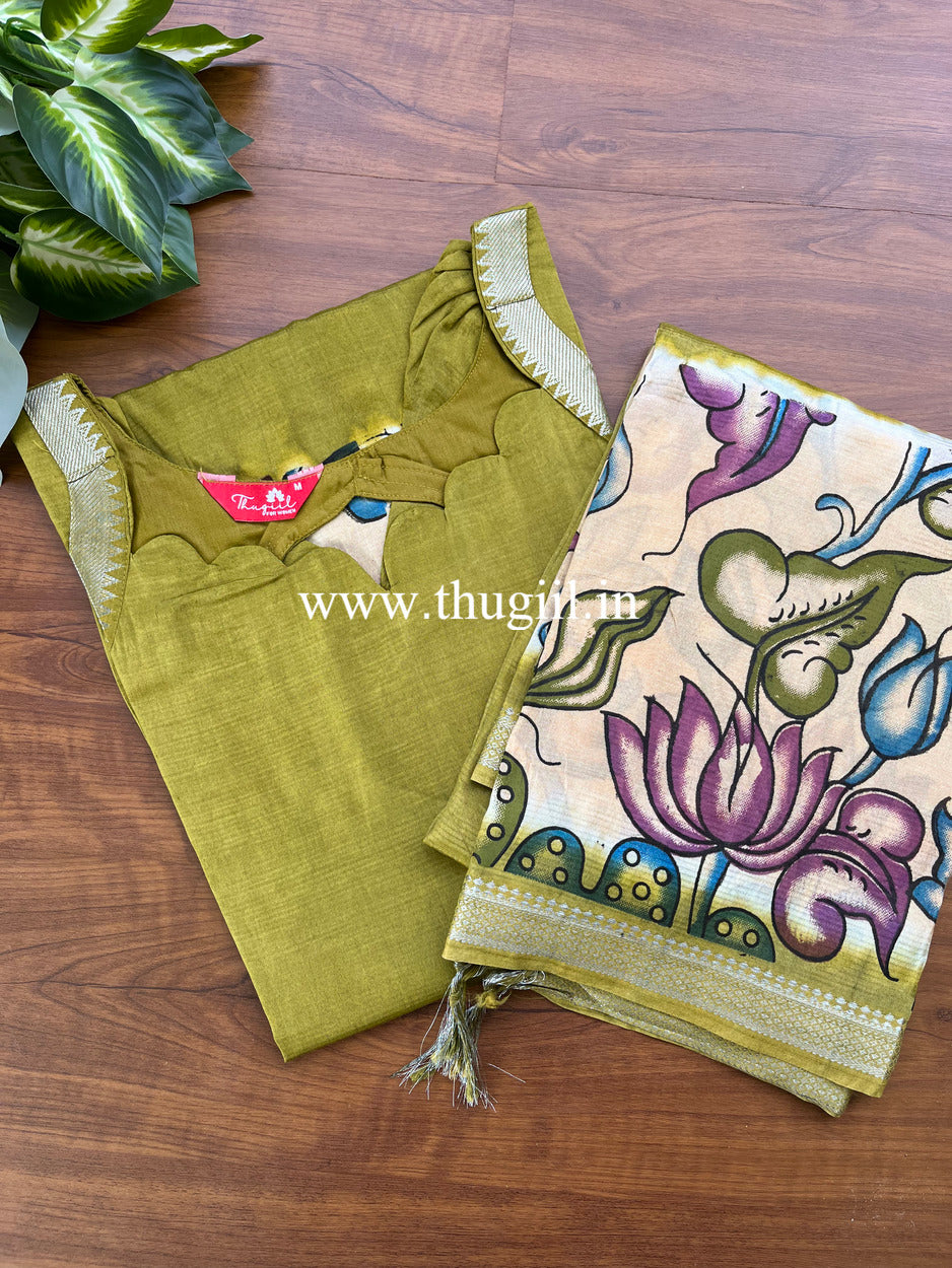 T402 Khushi - Kurta Set (Top-Dupatta)
