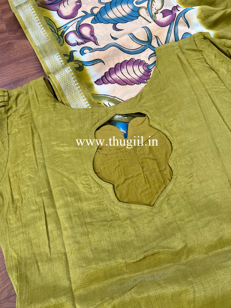 T402 Khushi - Kurta Set (Top-Dupatta)