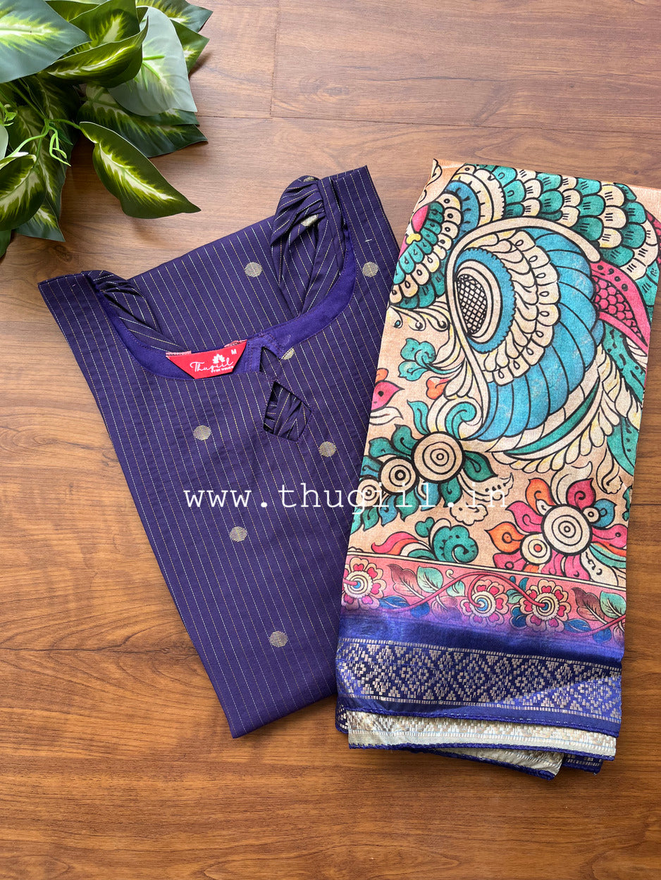 T473 Yamuna - Kurta Set (Top-Dupatta)