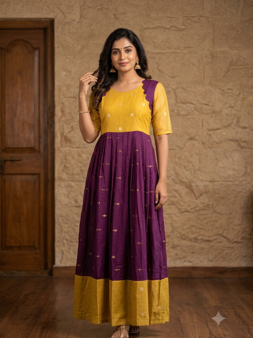 T539 Tarini (Gold - purple) - Maxi