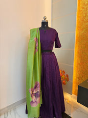 T274 4 in 1 Royal Vine Top - Skirt
