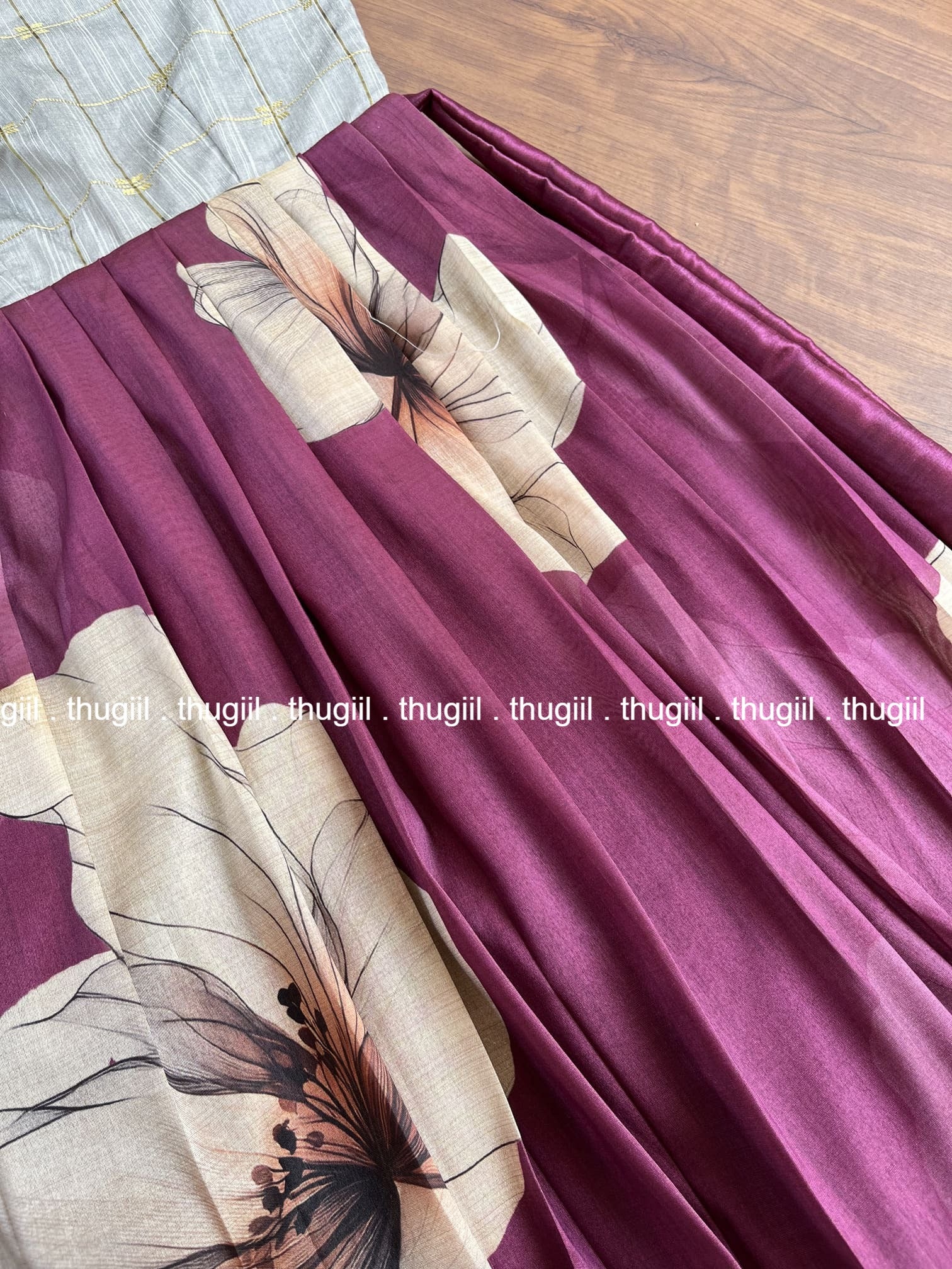 TMini03 Royal Plum Long Frock