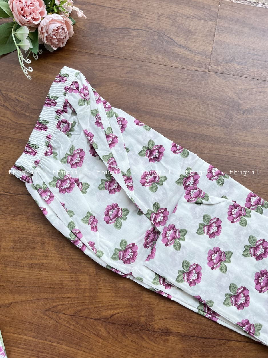 T277 Ready To Dispatch - Rose Garden  Co-Ord