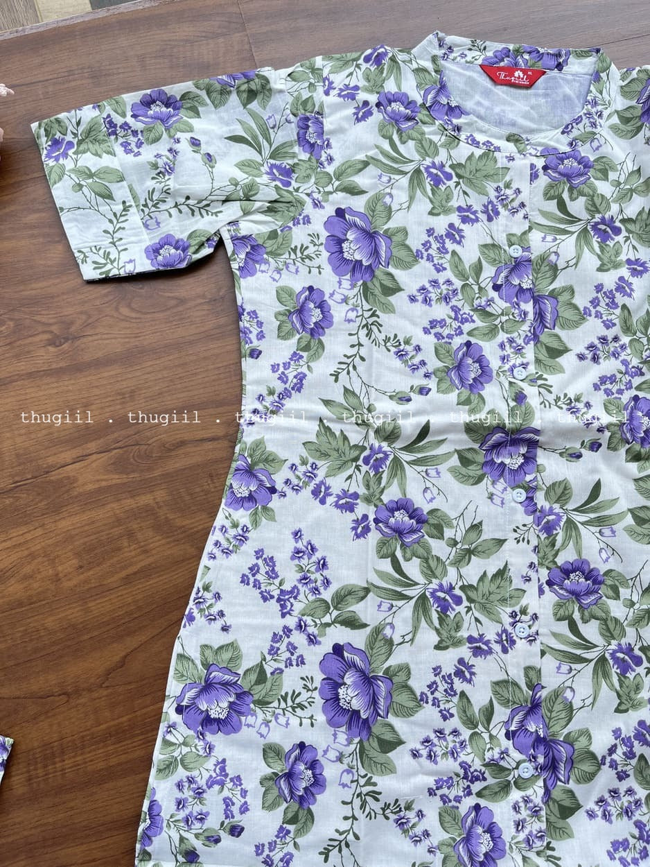 T276 Ready To Dispatch - Lilac Garden  Co-Ord