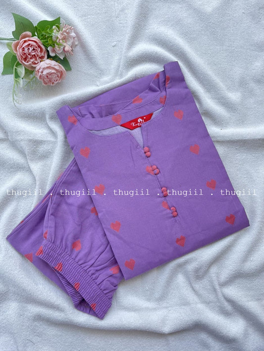 T265 Ready To Dispatch - Lavender Love Kurta Set