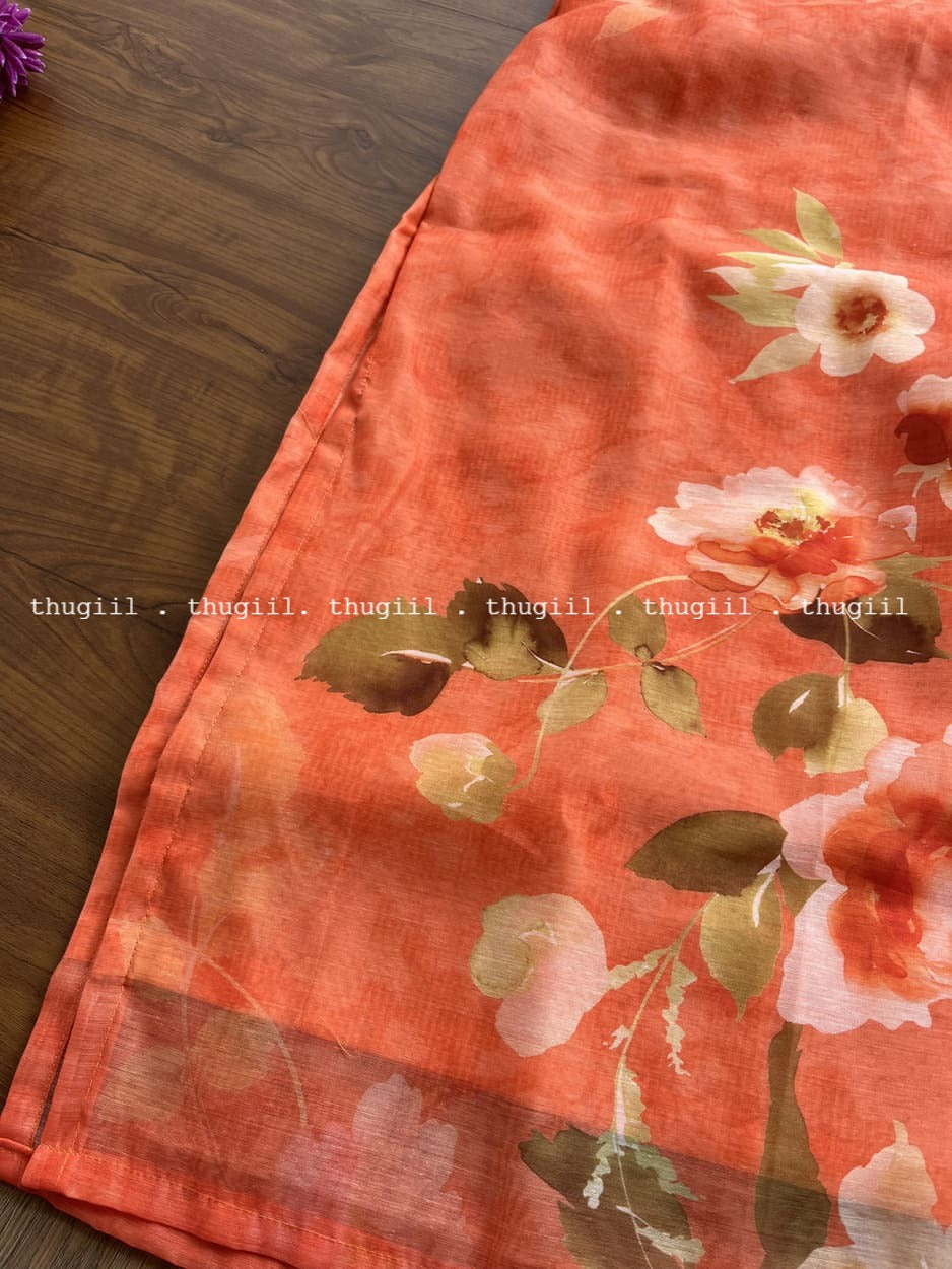 T272 Fanta Blossom Kurta Set (Top - Dupatta)