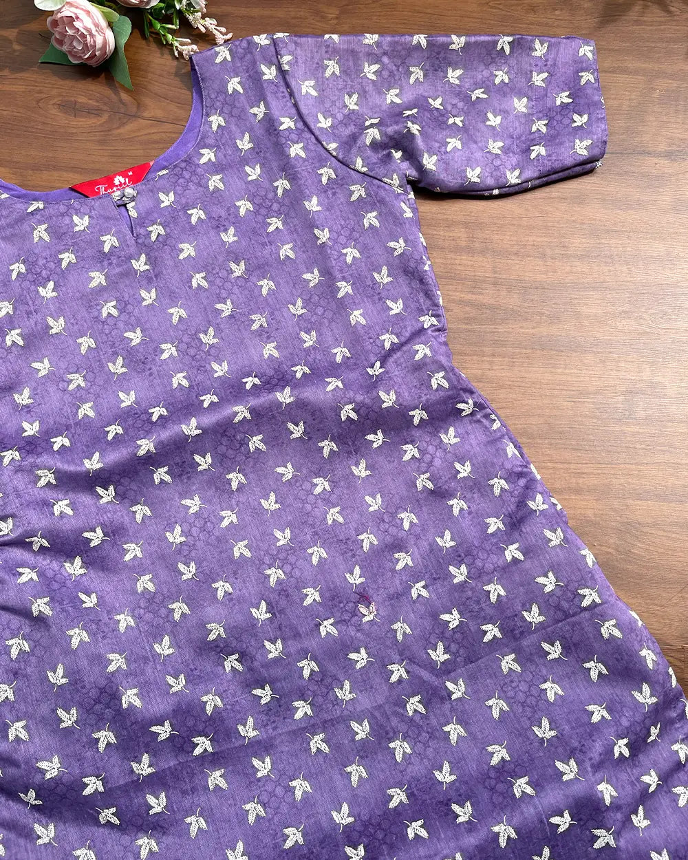 T209 Lilac Aura Kurta