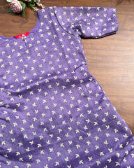 T209 Lilac Aura Kurta