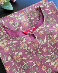 T078 Kalamkari - Silk Kurta