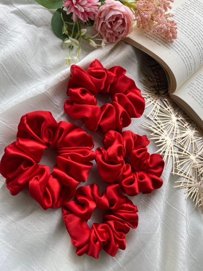 TS19 Satin Scrunchies