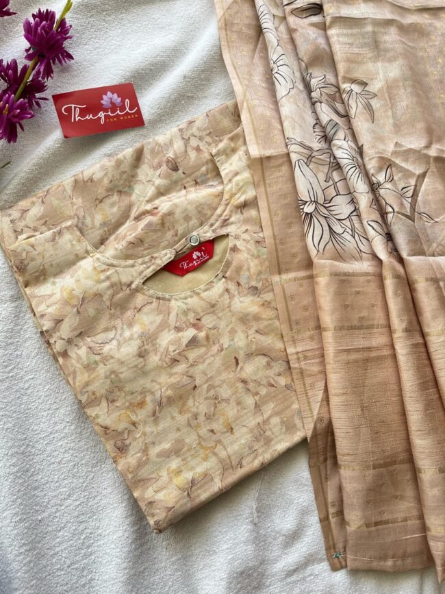 TKS031 Silk kurta set - Image 5