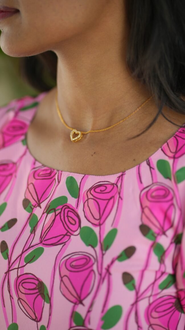 TD009 Rose garden dress - Image 5