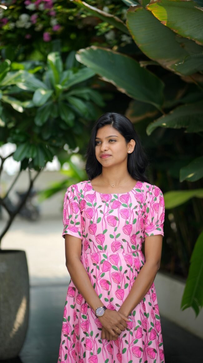 TD009 Rose garden dress - Image 3