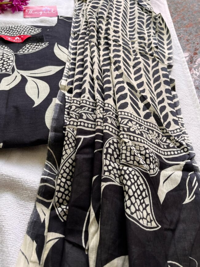 TKS040 Pure Cotton Kurta set - Image 2