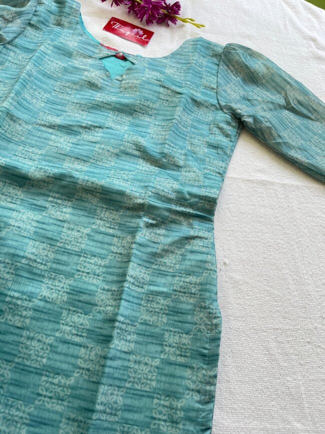 TKS044 Soft chanderi kurta set - Image 2