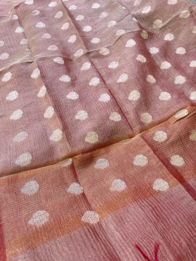 TKS063 Crush silk kurta set - Image 5
