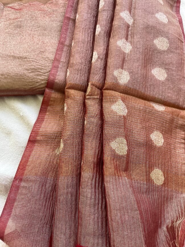 TKS063 Crush silk kurta set - Image 2