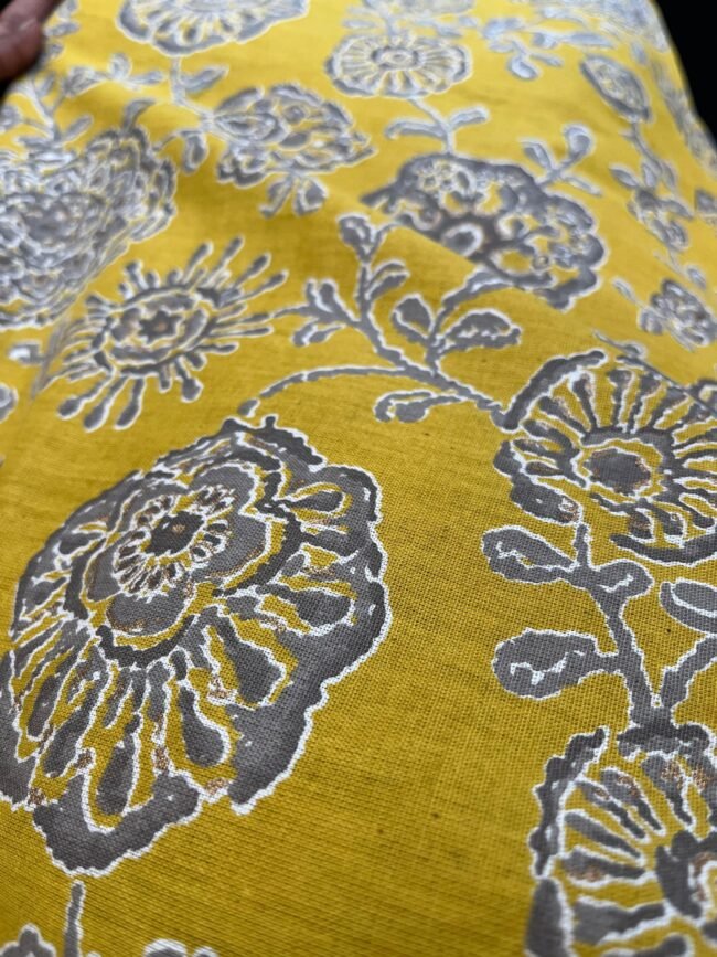 TCD014 Mustard Yellow Cotton Co Ord - Image 3